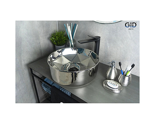 Santeh-Crystal.ru: Раковина 40х40 см GID LuxeLine D1342h014 Купить Раковина 40х40 см GID LuxeLine D1342h014 в магазине сантехники Santeh-Crystal.ru