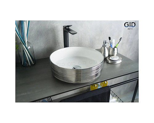 Заказать Раковина 36х36 см GID LuxeLine D1357h131 в магазине сантехники Santeh-Crystal.ru