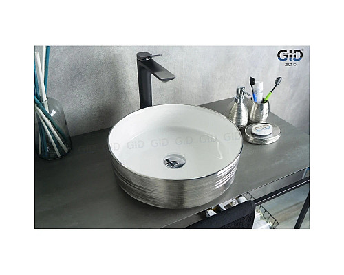 Заказать Раковина 36х36 см GID LuxeLine D1357h131 в магазине сантехники Santeh-Crystal.ru