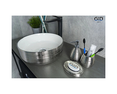 Заказать Раковина 36х36 см GID LuxeLine D1357h131 в магазине сантехники Santeh-Crystal.ru
