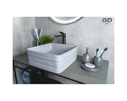 Заказать Раковина 38х38 см GID LuxeLine GM965 в магазине сантехники Santeh-Crystal.ru