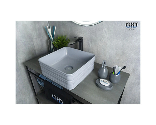 Заказать Раковина 38х38 см GID LuxeLine GM965 в магазине сантехники Santeh-Crystal.ru