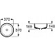 Заказать Раковина 37х37 см Roca Inspira Round 327523000 в магазине сантехники Santeh-Crystal.ru