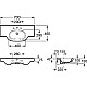 Купить Настенная керамическая раковина 70 см  Roca Meridian 327240000 в магазине сантехники Santeh-Crystal.ru