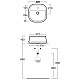 Заказать Раковина 42x42 см Simas Sharp SH07bix1 в магазине сантехники Santeh-Crystal.ru
