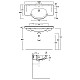 Заказать Раковина 105x51 см Simas Lavabi darredo TOP 60 bix1 в магазине сантехники Santeh-Crystal.ru