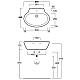 Купить Раковина 60x44 см Simas Lft Spazio LFT24bix0 в магазине сантехники Santeh-Crystal.ru