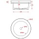 Заказать Раковина 40,3x40,3 см Artceram Fuori Scala TFL032 41 00 в магазине сантехники Santeh-Crystal.ru