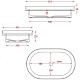 Приобрести Раковина 58,3x36,3 см Artceram Fuori Scala TFL033 13 00 в магазине сантехники Santeh-Crystal.ru