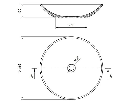 Заказать Раковина 46x46 см Migliore Arena 31371 в магазине сантехники Santeh-Crystal.ru