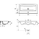 Приобрести Раковина 89,5х45 см Velvex Como R-UM-COM90/1 в магазине сантехники Santeh-Crystal.ru