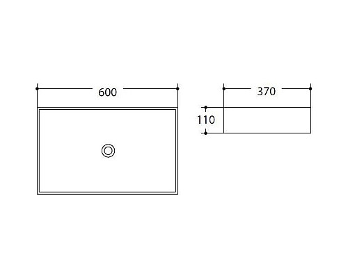 Купить Раковина 60х37 см Art&Max AM-78570B-60 в магазине сантехники Santeh-Crystal.ru