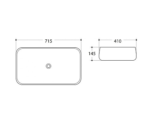 Купить Раковина 71,5х41 см Art&Max AM-78101 в магазине сантехники Santeh-Crystal.ru