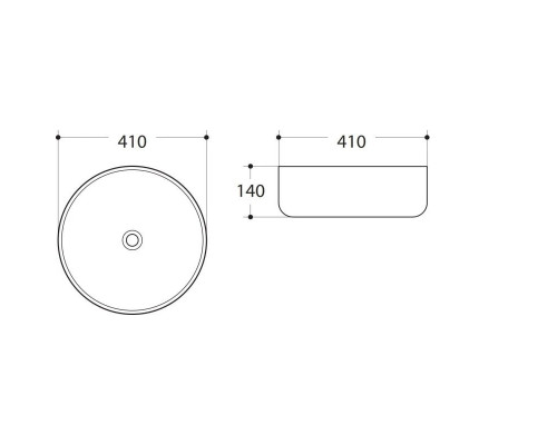 Заказать Раковина 41х41 см Art&Max AM-78170 в магазине сантехники Santeh-Crystal.ru