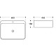 Купить Раковина 60х45 см Art&Max AM-7976 в магазине сантехники Santeh-Crystal.ru