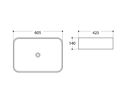 Купить Раковина 60,5х42,5 см Art&Max AM-78565 в магазине сантехники Santeh-Crystal.ru