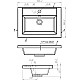 Заказать Раковина 50х35 см Art&Max Family AM-LAV-500-MR-A в магазине сантехники Santeh-Crystal.ru