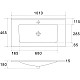 Приобрести Раковина 101х46,5 см Art&Max Platino AM7117-100 в магазине сантехники Santeh-Crystal.ru