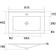 Заказать Раковина 81,5х46,5 см Art&Max Platino AM7117-80 в магазине сантехники Santeh-Crystal.ru