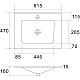 Купить Раковина 61,5х47 см Art&Max Platino AM7117-60 в магазине сантехники Santeh-Crystal.ru