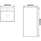 Купить Раковина 42х41 см SantiLine SL-4005MB в магазине сантехники Santeh-Crystal.ru