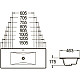 Купить Раковина 120,5х46,3 см SantiLine SL-2102 (120) в магазине сантехники Santeh-Crystal.ru