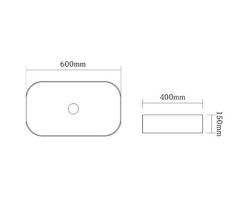 Заказать Раковина 60х40 см SantiLine SL-1017MW в магазине сантехники Santeh-Crystal.ru