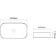 Заказать Раковина 60х40 см SantiLine SL-1017MW в магазине сантехники Santeh-Crystal.ru
