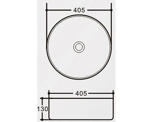 Раковина 40,5x40,5 см Vincea VBS-316