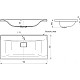 Раковина 90x45 см Vincea VCB-3M900B