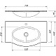 Приобрести Раковина 77х46 см Caprigo Nokturn OW15-1312-R019 в магазине сантехники Santeh-Crystal.ru