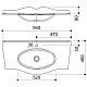 Купить Раковина 94х46 см Caprigo Bourget OW15-11013-G в магазине сантехники Santeh-Crystal.ru