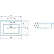 Приобрести Раковина 66х47,5 см Grossman Оскар Y18296 в магазине сантехники Santeh-Crystal.ru