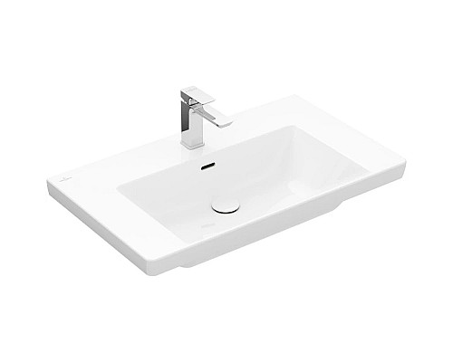 Заказать Раковина 80х47 см Villeroy & Boch Subway 3.0 4A708001 в магазине сантехники Santeh-Crystal.ru