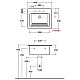 Купить Раковина 60х50 см Globo Forty3 FO063.BIx1 в магазине сантехники Santeh-Crystal.ru