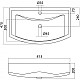 Приобрести Раковина 81,3х47 см Onika Балтика 1WH501524 в магазине сантехники Santeh-Crystal.ru