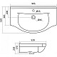 Купить Раковина 90,8х52 см Onika Эльбрус 1WH110790 в магазине сантехники Santeh-Crystal.ru