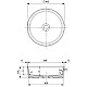 Купить Раковина 38,2х38,2 см Ambassador Conrad 226T20003 в магазине сантехники Santeh-Crystal.ru