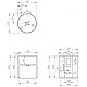 Заказать Раковина 42х42 см Abber Kristall AT2704Rubin в магазине сантехники Santeh-Crystal.ru