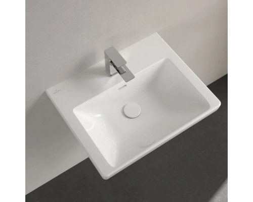 Приобрести Раковина 55х44 см Villeroy & Boch Subway 3.0 4A705501 в магазине сантехники Santeh-Crystal.ru