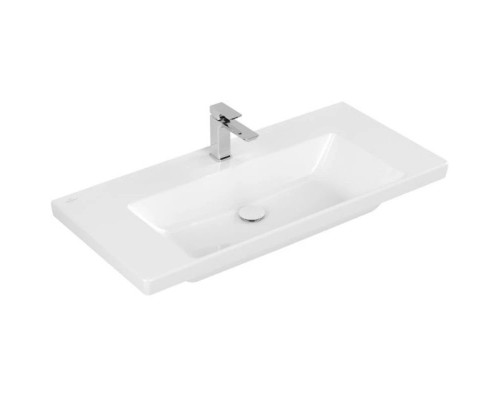 Приобрести Раковина 100х47 см Villeroy & Boch Subway 3.0 4A70A201 в магазине сантехники Santeh-Crystal.ru