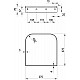 Заказать Кронштейн для раковины Ravak Yard 600 X01777 в магазине сантехники Santeh-Crystal.ru