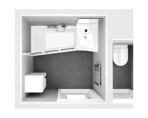 Заказать Раковина 50х66,5 см Ravak BeHappy II R XJAP1100001 в магазине сантехники Santeh-Crystal.ru