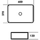 Заказать Раковина 48х37 см Grossman GR-3016GBL в магазине сантехники Santeh-Crystal.ru