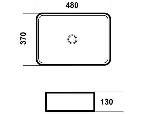 Купить Раковина 48х37 см Grossman GR-3016GW в магазине сантехники Santeh-Crystal.ru