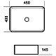 Приобрести Раковина 45х40 см Grossman GR-3053 в магазине сантехники Santeh-Crystal.ru
