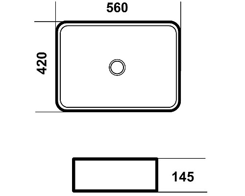 Купить Раковина 56х42 см Grossman GR-3054 в магазине сантехники Santeh-Crystal.ru