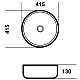 Купить Раковина 41,5х41,5 см Grossman GR-3032 в магазине сантехники Santeh-Crystal.ru