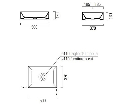 Santeh-Crystal.ru: Раковина 50х37 см GSI Kube X 942908 Приобрести Раковина 50х37 см GSI Kube X 942908 в магазине сантехники Santeh-Crystal.ru