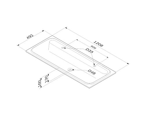 Купить Раковина 120,8х49,2 см Am.Pm Func M8FWPC1200WM в магазине сантехники Santeh-Crystal.ru